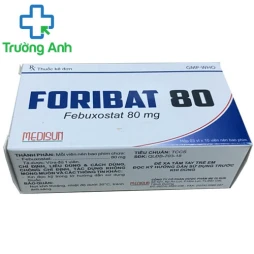 FORIBAT 80 - Thuốc điều trị tăng axit uric máu mãn tính ở người bị gout