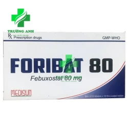 FORIBAT 80 - Thuốc điều trị tăng axit uric máu mãn tính ở người bị gout