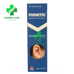 Fosmitic 300mg/10ml - Điều trị viêm tai ngoài, viêm tai giữa