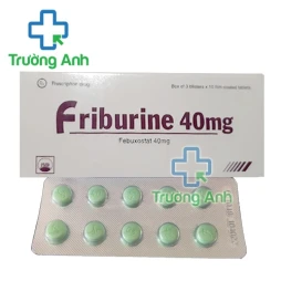 Friburine 40mg - Thuốc điều trị tăng acid uric máu hiệu quả