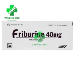 Friburine 40mg - Thuốc điều trị tăng acid uric máu hiệu quả