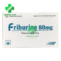 Friburine 80mg - Thuốc điều trị gout mãn tính hiệu quả