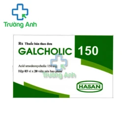 Galcholic 150mg Hasan - Điều trị sỏi mật, xơ gan mật hiệu quả