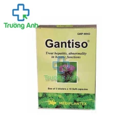 Gantiso - Điều trị viêm gan, rối loạn chức năng gan