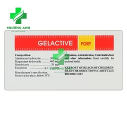 Gelactive Fort - Thuốc điều trị viêm loét dạ dày, tá tràng hiệu quả
