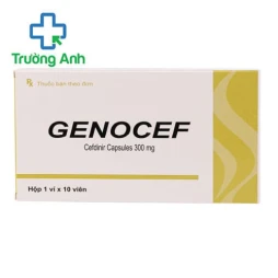 GENOCEF - Thuốc điều trị viêm phế quản mạn, viêm xoang cấp