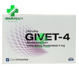 Givet-4 - Thuốc dự phòng và điều trị hen phế quản mạn tính hiệu quả