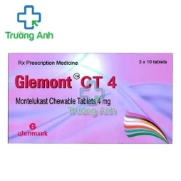 Glemont CT 4 Glenmark - Thuốc điều trị hen phế quản hiệu quả