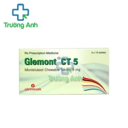 Glemont CT 5 Glenmark - Thuốc điều trị hen, viêm mũi dị ứng