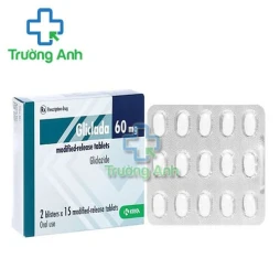 Gliclada 60mg modified-release tablets Krka - Thuốc điều trị đái tháo đường type 2
