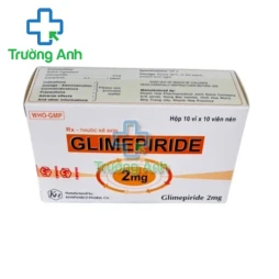 Glimepiride 2mg Khapharco - Điều trị đái tháo đường tuýp 2