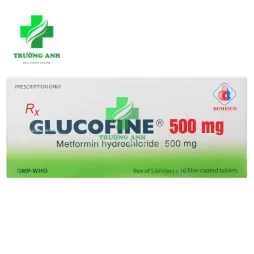 Glucofine 500mg - Thuốc điều trị bệnh đái tháo đường type 2 của Domesco