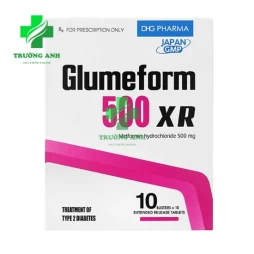 Glumeform 500 XR DHG Pharma - Điều trị đái đường týp 2 ở người lớn