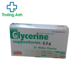 Glycerine suppositories 2,2g - Điều trị táo bón hiệu quả của Anh
