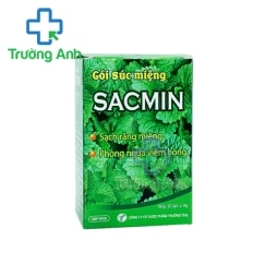 Gói súc miệng Sacmin - Giúp ngừa viêm lợi, sâu răng