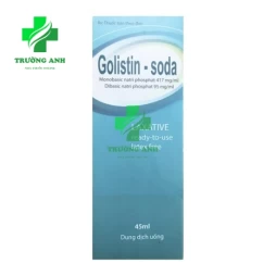Golistin Soda 45ml CPC1HN - Làm giảm các triệu chứng của táo bón