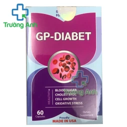 GP Diabet - Hỗ trợ điều trị tiểu đường hiệu quả của Mỹ