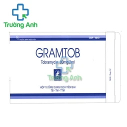 Gramtob 80mg/2ml Pharbaco - Thuốc tiêm điều trị nhiễm khuẩn hiệu quả