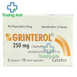 Grinterol 250mg Capsules - Điều trị sỏi mật, xơ gan hiệu quả