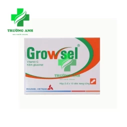 Growsel - Giúp bổ vitamin C và kẽm hiệu quả của Roussel