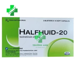 Halfhuid-20 Davipharm - Thuốc điều trị bệnh trứng cá nặng