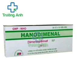 Hanodimenal 50mg - Thuốc điều trị các chứng buồn nôn