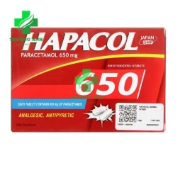 Hapacol 650 - Thuốc hạ sốt và giảm đau từ nhẹ đến trung bình