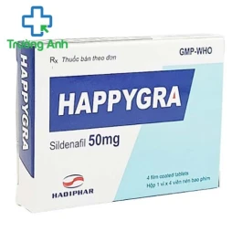 Happygra 50mg - Thuốc điều trị rối loạn cương dương
