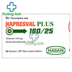 Hapresval plus 160/25 Hasan - Điều trị tăng huyết áp vô căn