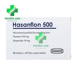 Hasanflon 500 - Thuốc điều trị suy tĩnh mạch bạch huyết
