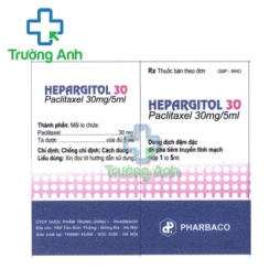 Hepargitol 30 Pharbaco - Thuốc điều trị ung thư hiệu quả của Pharbaco 
