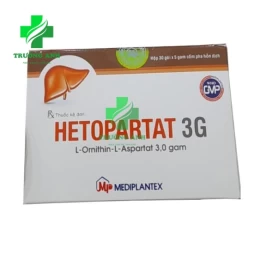 Hetopartat 3G - Điều trị viêm gan, xơ gan