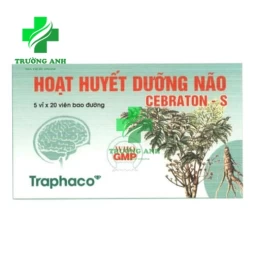 Hoạt huyết dưỡng não Cebraton S - Giúp phòng và điều trị thiểu năng tuần hoàn não