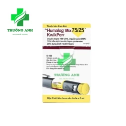 Humalog Mix 75/25 Kwikpen - Bút tiêm tiểu đường của Mỹ