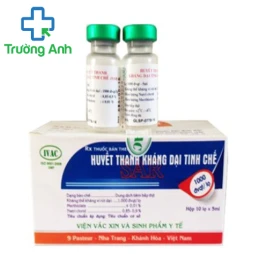 Huyết thanh kháng nọc rắn lục tre tinh chế (SAV) - Thuốc điều trị rắn cắn
