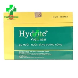 Hydrite - Thuốc bù nước, điện giải trong tiêu chảy, nôn mửa, sốt cao