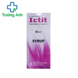 Ictit syrup 60ml - Thuốc điều trị viêm mũi dị ứng hiệu quả