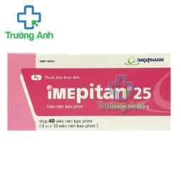 Imepitan 25 Agimexpharm - Thuốc điều trị tăng huyết áp