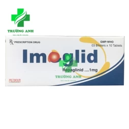 Imoglid 1mg - Thuốc điều trị bệnh đái tháo đường tuýp 2 hiệu quả