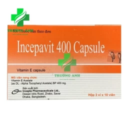 INCEPAVIT 400 CAPSULE - Thuốc điều trị và dự phòng thiếu vitamin E