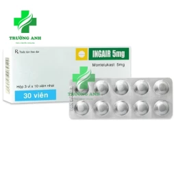 Ingair 5mg - Hỗ trợ phòng ngùa và điều trị bệnh hen phế quản mãn tính