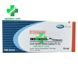 Insunova - 30/70 (Biphasic) - Thuốc điều trị đái tháo đường hiệu quả