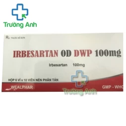 Irbesartan OD DWP 100mg Wealphar - Điều trị bệnh tăng huyết áp