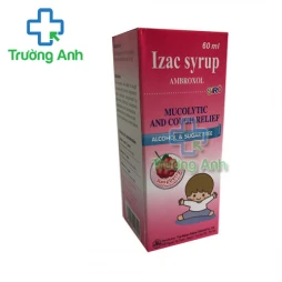 Izac Syrup Chai 60ml Thai Nakorn - Làm tiêu chất nhầy đường hô hấp