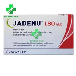 Jadenu 180mg - Thuốc điều trị quá tải sắt mạn tính của Thụy Sỹ