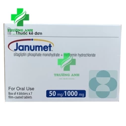 Janumet 50mg/1000mg - Thuốc điều trị bệnh đái tháo đường tuýp 2 