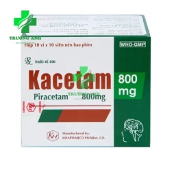 Kacetam 800mg - Thuốc điều trị triệu chứng do tổn thương não hiệu quả