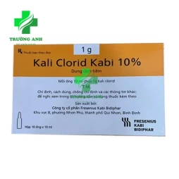 Kali clorid Kabi 10% - Thuốc điều trị bị giảm kali máu hiệu quả