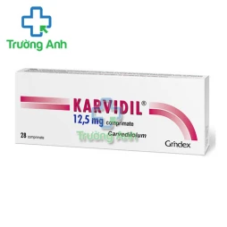 Karvidil 12,5mg Grindeks - Điều trị tăng huyết áp hiệu quả