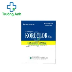Koruclor cap 250mg Hankook Korus Pharm - Thuốc điều trị nhiễm khuẩn đường hô hấp